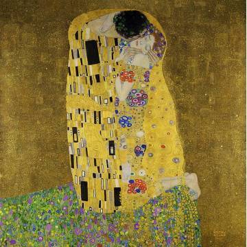 Ταπετσαρία τοίχου The kiss by G. Klimt 2