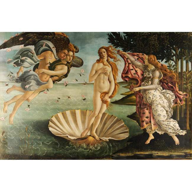 Wallpaper The birth of Venus by S.  Botticelli