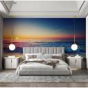Wallpaper Sunrise over the sea