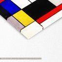 Canvas print Composition no. I, Mondrian P., detail