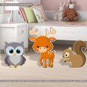 Wooden figure  Forest animals
