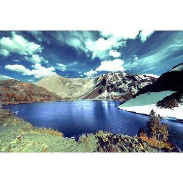 Wallpaper Snow mountain lake 2