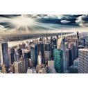 Wallpaper Aerial view  of Manhattan