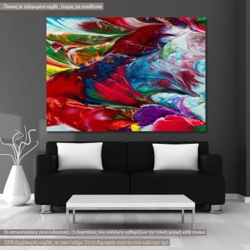 Canvas print Abstract painting VI