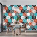 Wallpaper Hexagon pattern, pattern