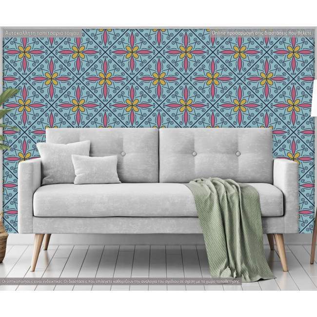 Ταπετσαρία τοίχου Moroccan pattern, μοτίβο