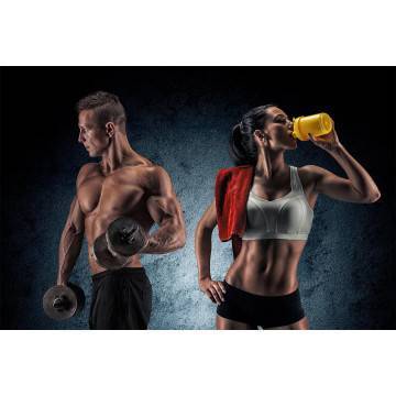 Ταπετσαρία τοίχου Athletic man and woman 2