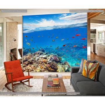 Ταπετσαρία τοίχου Underwater coral reef
