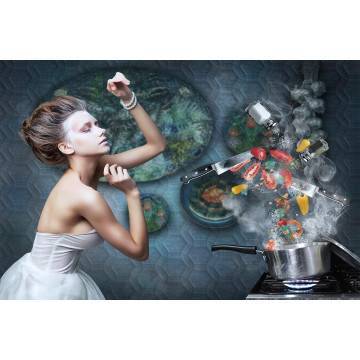 Ταπετσαρία τοίχου Kitchen magic 2