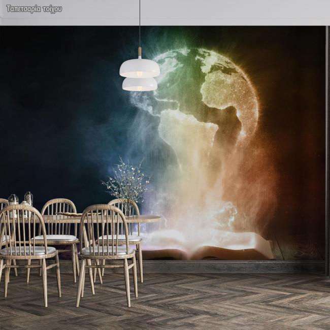 Wallpaper Book and globe