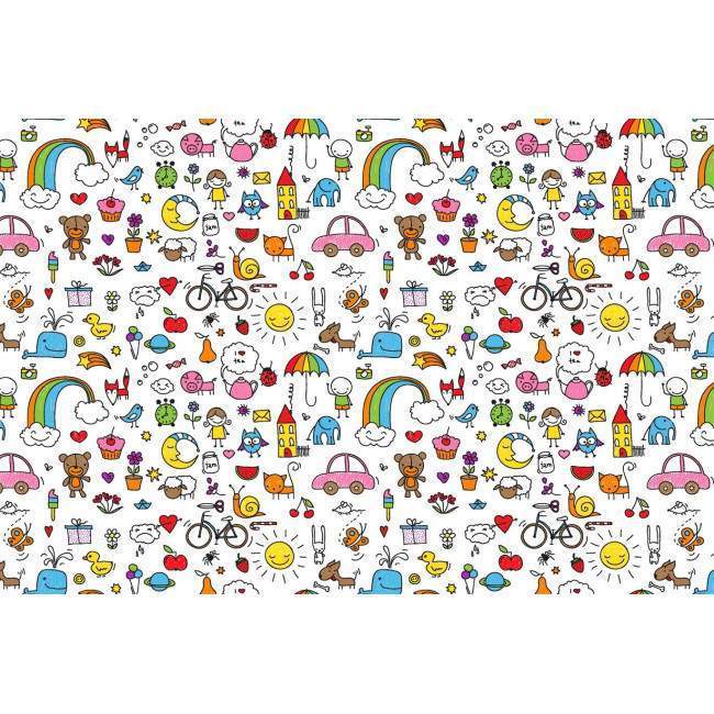 Wallpaper Kids doodle, pattern