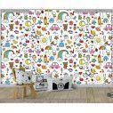 Wallpaper Kids doodle, pattern