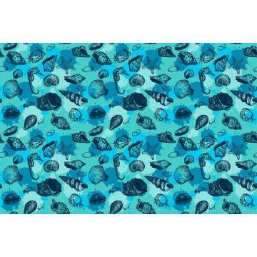 Wallpaper Seashells pattern 2