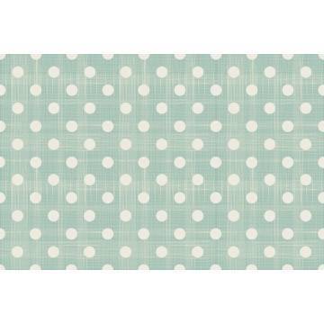 Ταπετσαρία τοίχου Πράσινο ύφασμα με κύκλους, μοτίβο 2