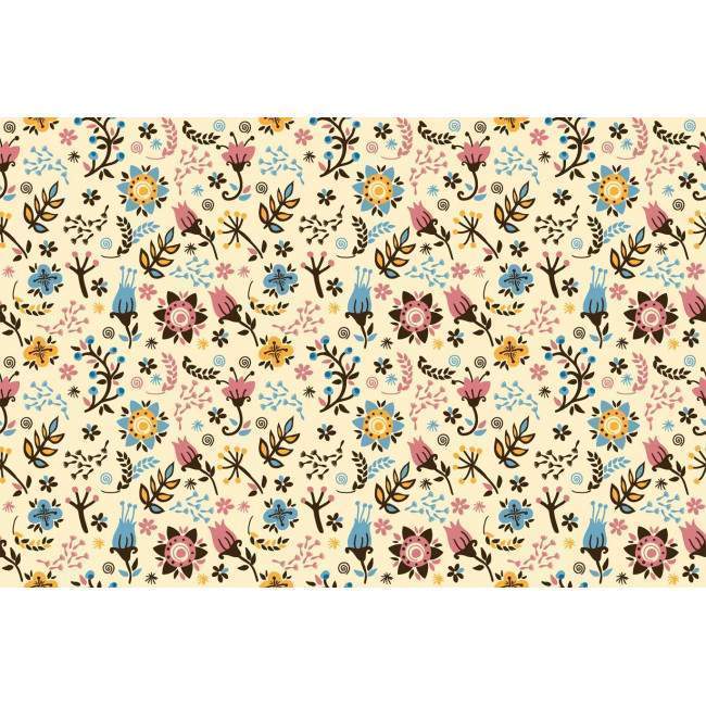 Wallpaper  Folk Art pattern