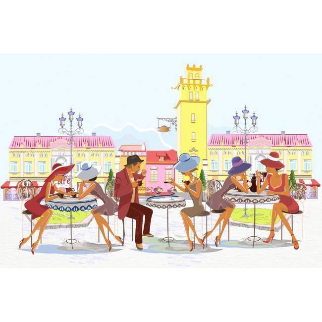 Small talk, φωτογραφική ταπετσαρία