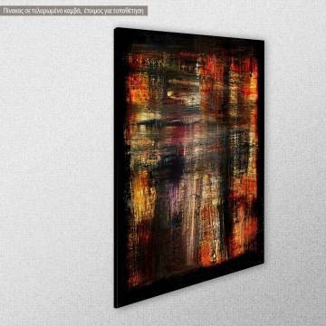 Canvas print Abstract red yellow black View 1 2