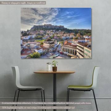 Πίνακας σε καμβά Ακρόπολη, Παρθενώνας