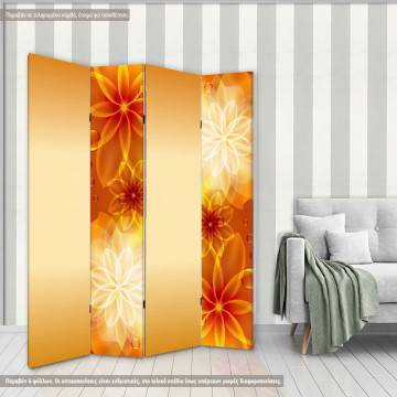 Παραβάν Orange and yellow