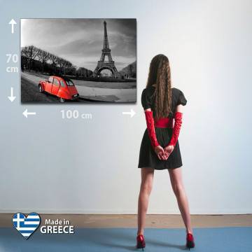 Πίνακας σε καμβά DCV στον Πύργο του Αϊφελ