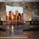 Room divider New York sunrise