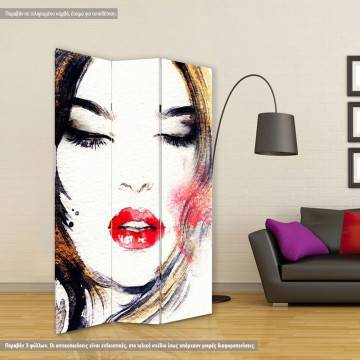 Παραβάν Abstract woman portrait 2