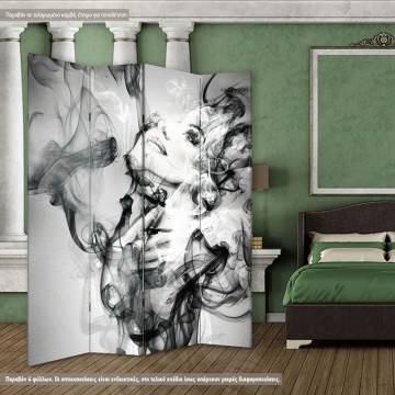 Room divider Abstractfemale face