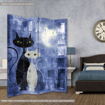 Room divider The cats blue