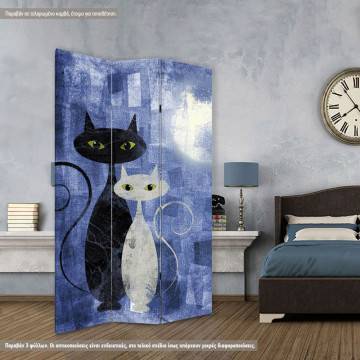 Room divider The cats blue