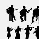Παραβάν, Music vector silhouettes