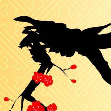 Παραβάν Chinese blossom 2