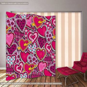 Παραβάν Love pattern