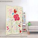 Room divider Flowers vector art