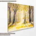 Canvas print  Sunny summer forest II, side