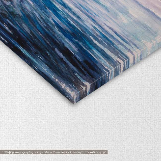 Canvas print Stone beach under the cliff, detail