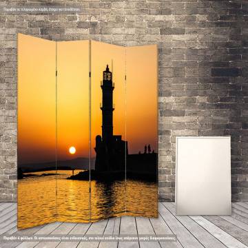 Room divider Chania sunset