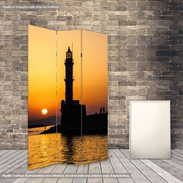 Room divider Chania sunset 2