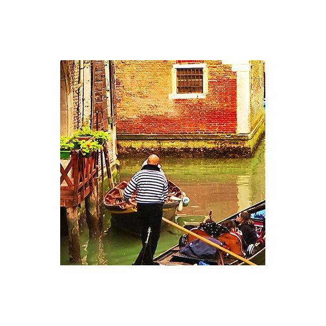 Room divider Venice gondolas