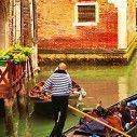 Room divider Venice gondolas