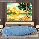 Canvas print Lonely tree in meadow