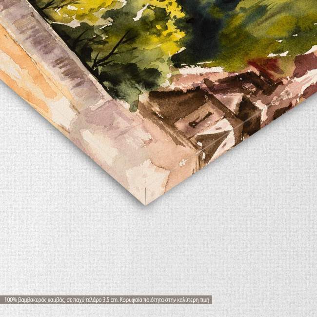 Canvas print Old town in Lublin, Poland, detail