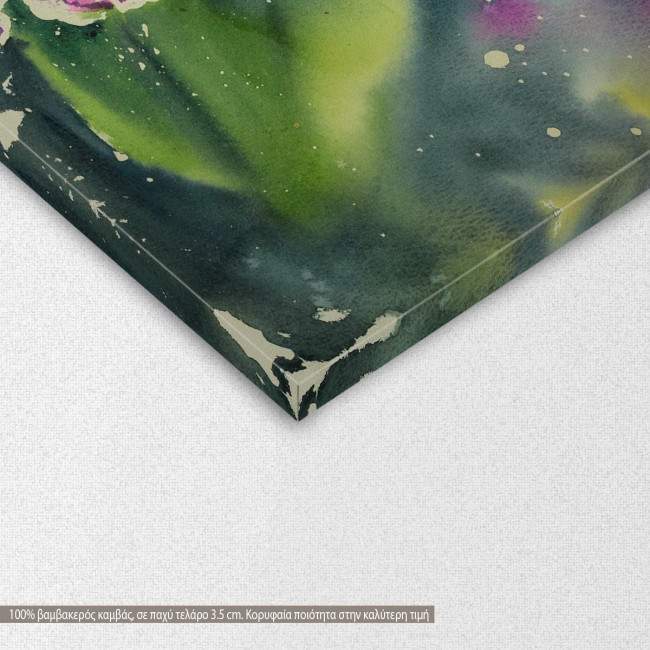 Canvas print  Bumblebee landing on flower, detail