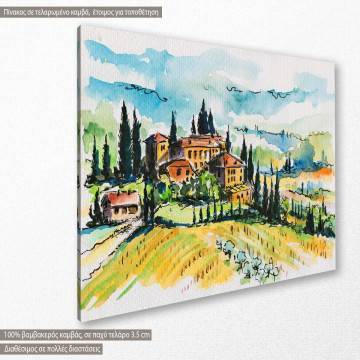 Canvas print landscape, Tuscany landscape 2