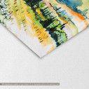 Canvas print landscape, Tuscany landscape, detail