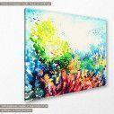 Canvas print Coral reef, side