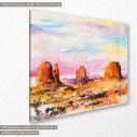 Canvas print Monument valley, side