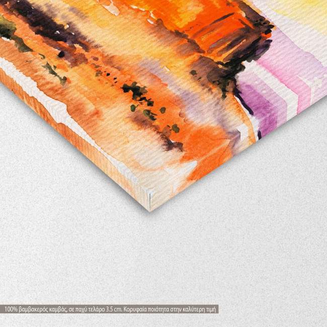 Canvas print Monument valley, detail