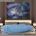 Canvas print Stormy night sky