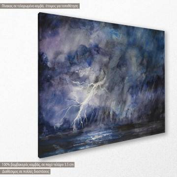 Canvas print Stormy night sky 2