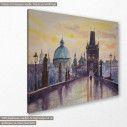 Canvas print  Charles bridge in Prague, side